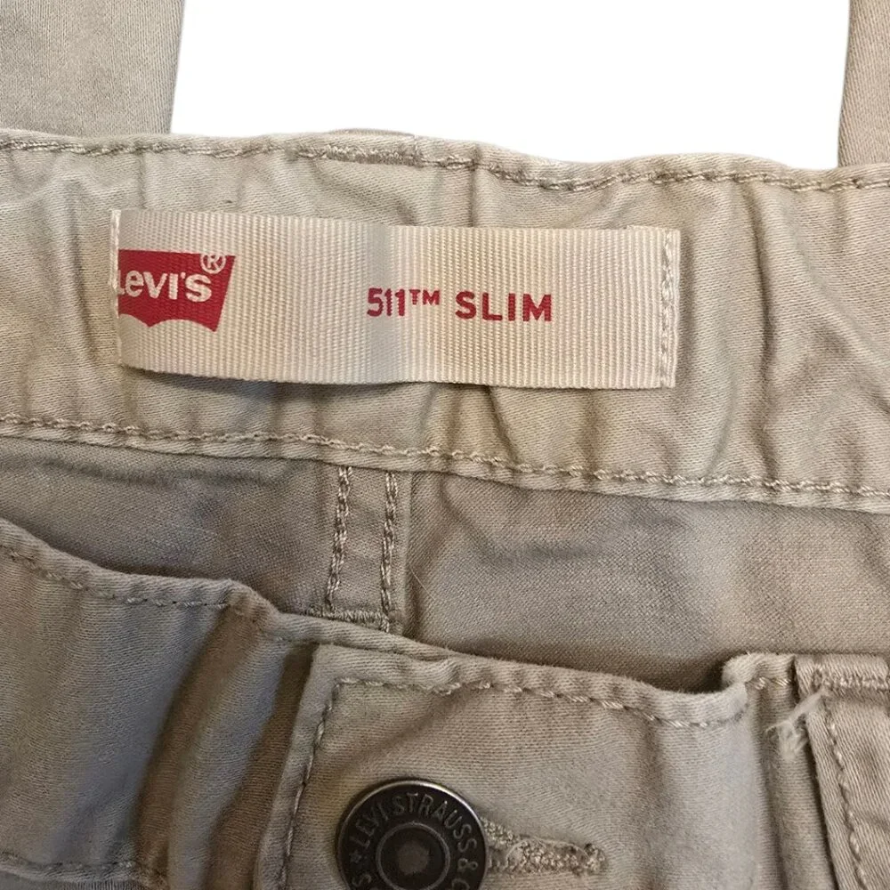 Big Boy's Khaki LEVI'S 511 Slim sz 20 Regular